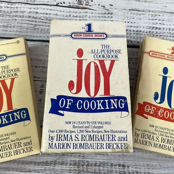 Vintage Joy of Cooking Vol 1 & 2 Irma Rombauer 1972 Vintage Cookbook Set w/ Case - Picture 4 of 12